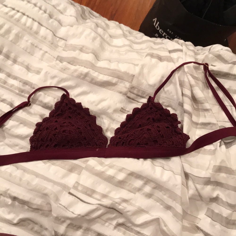 Target Maroon Bikini Top